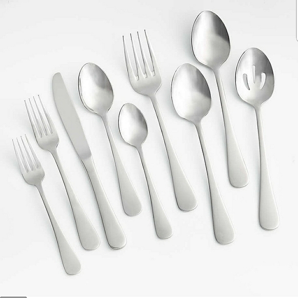 Crate&Barrel Dining Cirrus 52piece Flatware Set By Cratebarrel